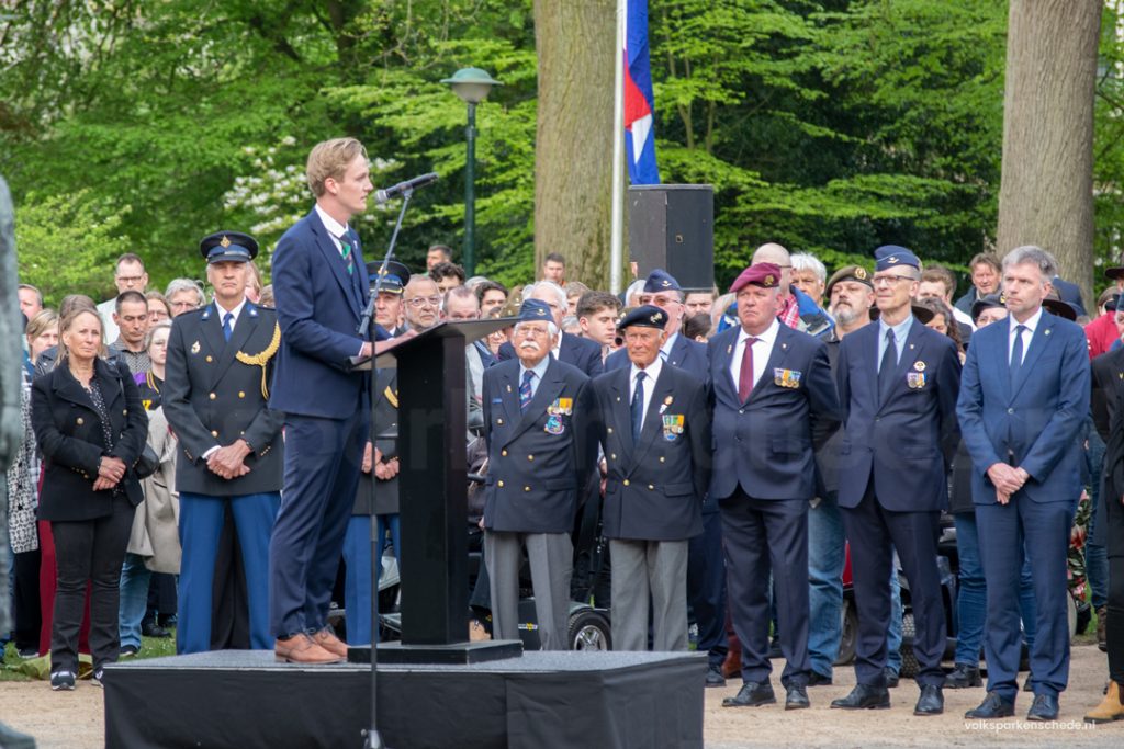 Dodenherdenking Volkspark Enschede